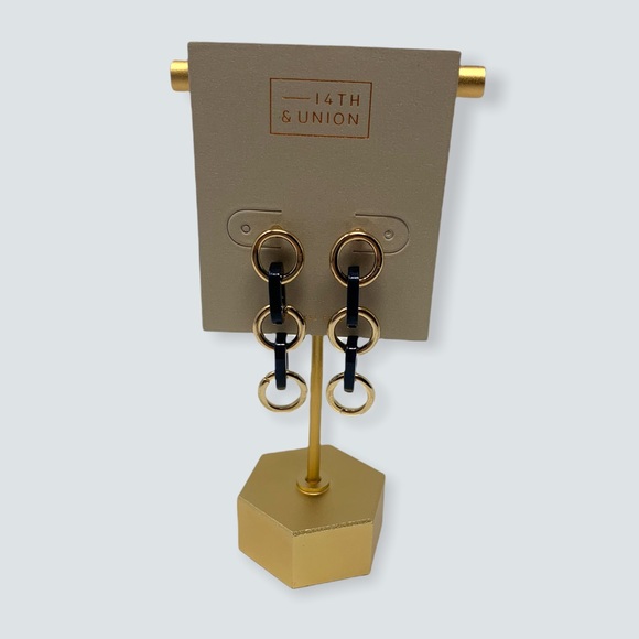 14th & Union Chainlink Drop Earrings - Picture 5 of 6